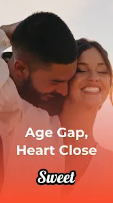Sweet app age-gap connection screen