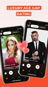 Sweet app profile browsing screen